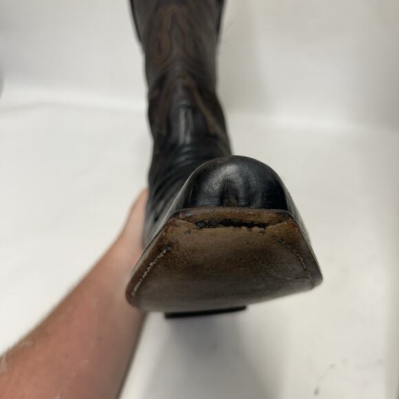 Lucchese Crayton Mad Dog Western Cowboy Boots “Dark Brown” 15567 Men’s 9.5EE